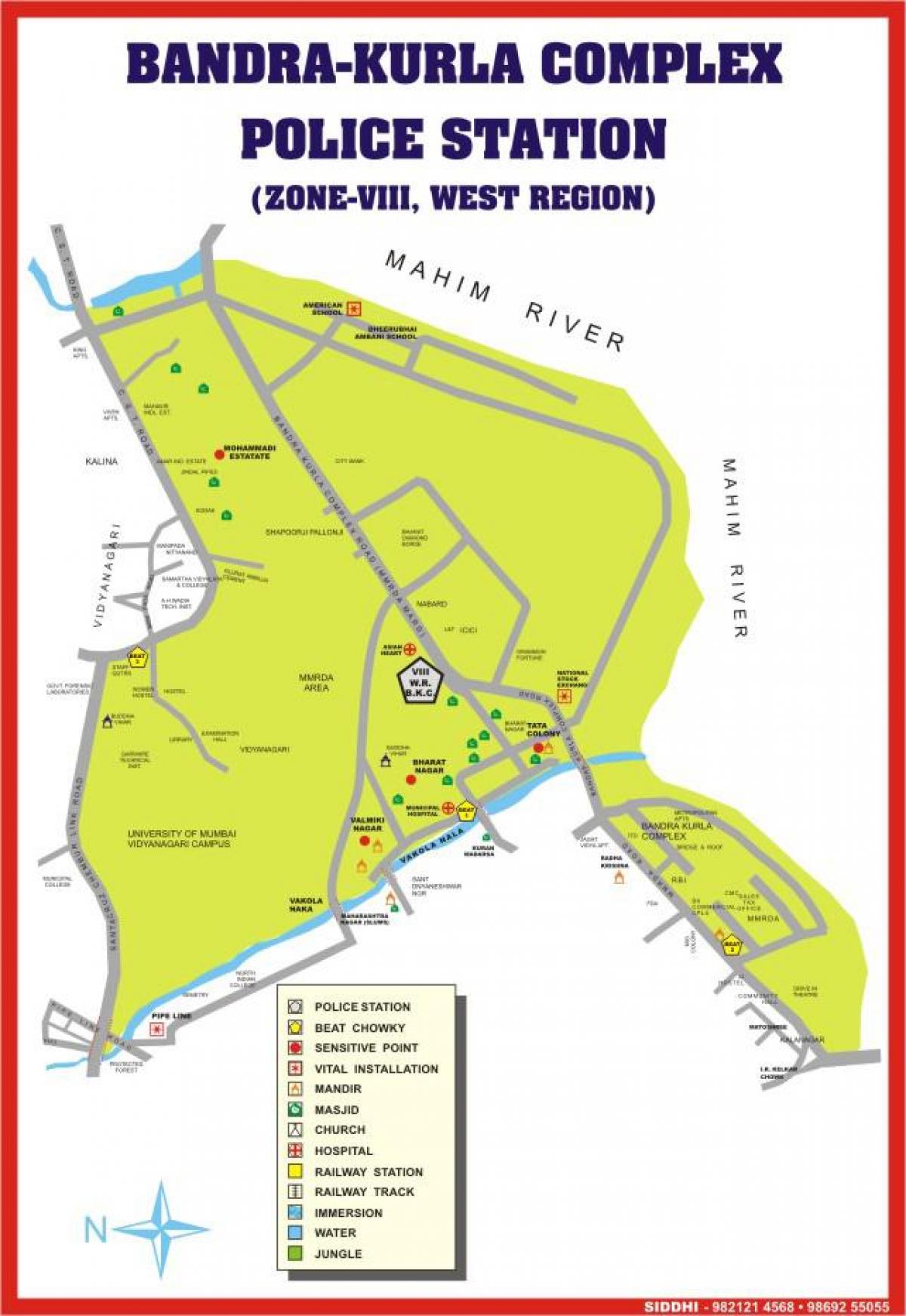 bkc χάρτης Βομβάη