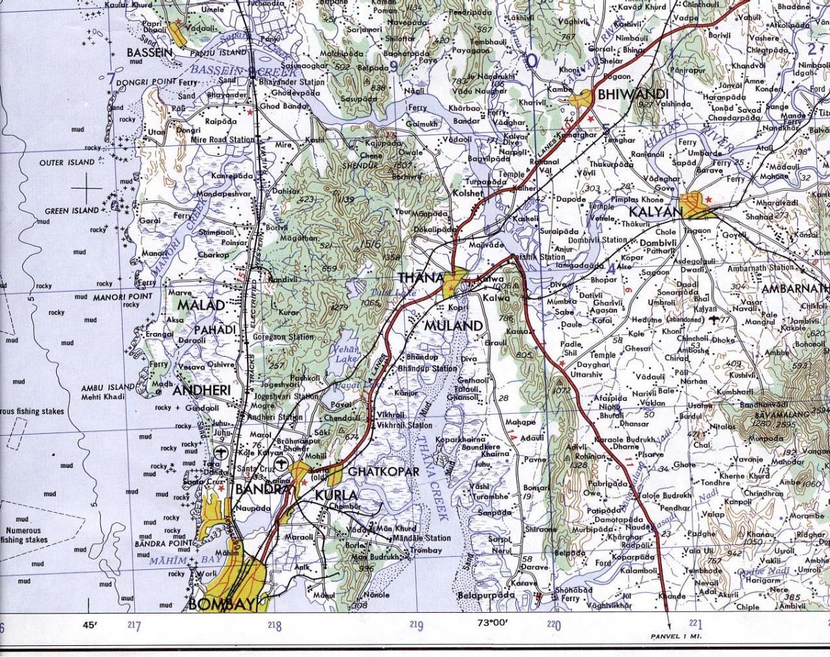 Βομβάη Kalyan χάρτης