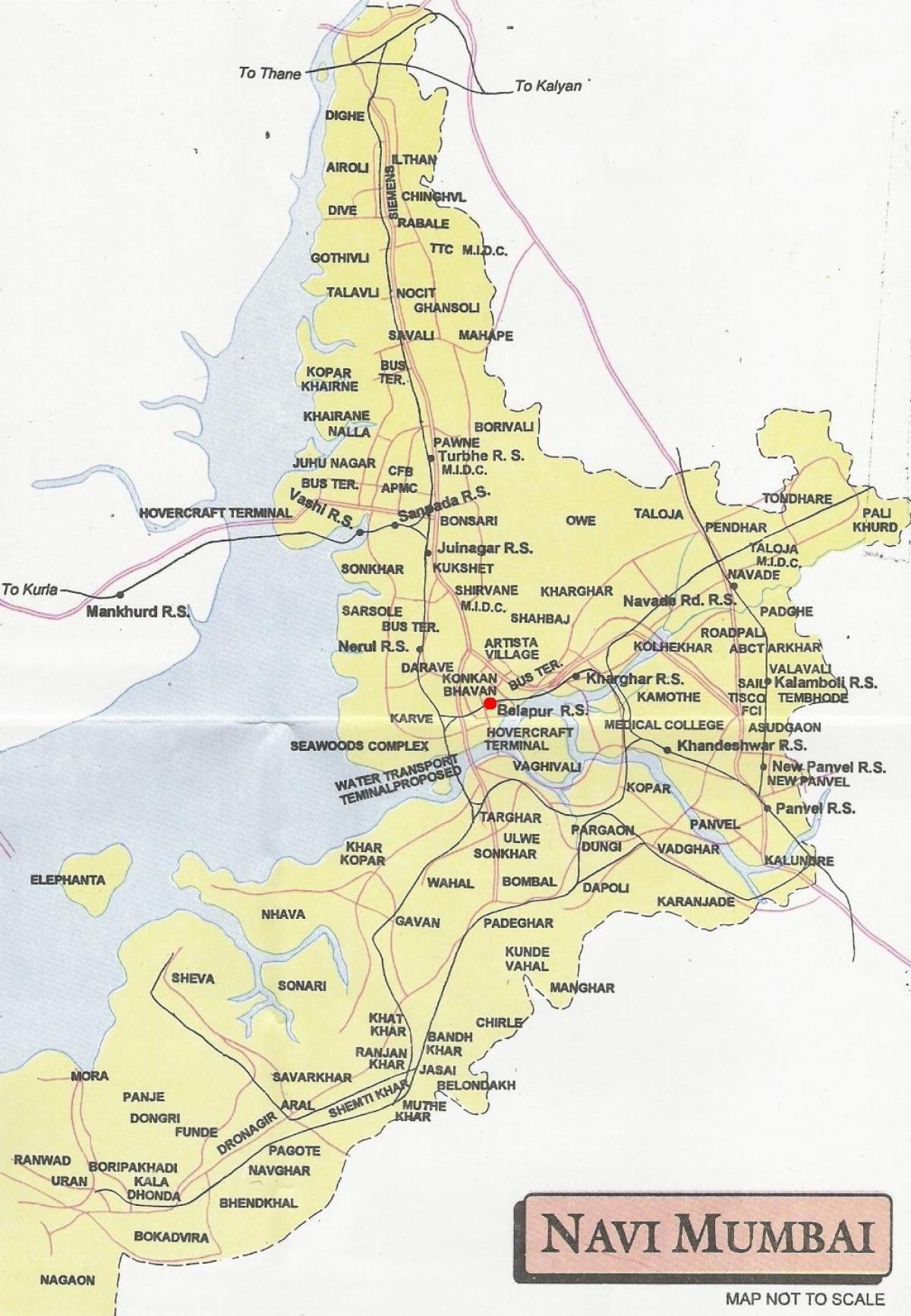 navi Mumbai εμφάνιση χάρτη