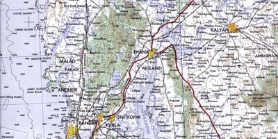 Βομβάη Kalyan χάρτης