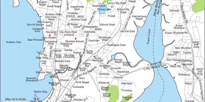 Χάρτης της Mumbai central