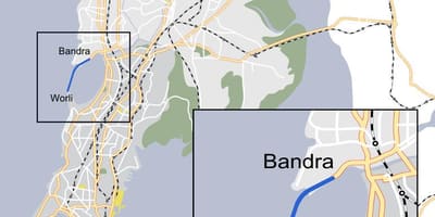 Βομβάη Worli χάρτης