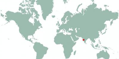 Βομβάη σε παγκόσμιο χάρτη